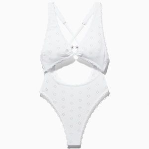 Bombshell Broderie Lace Teddy